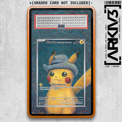 [UNIT: 085] // PSA/TAG Pikachu with Grey Felt Hat Extended Art Display Case - Graded