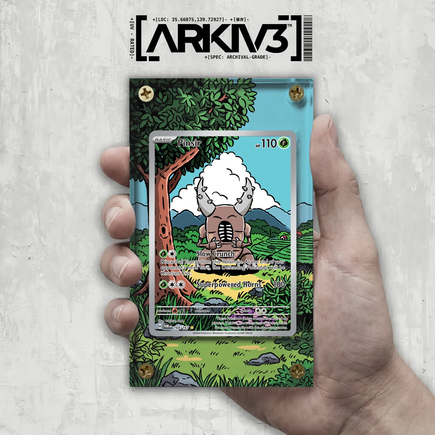 [UNIT: 168/167] // Pinsir Extended Art Display Case - Raw