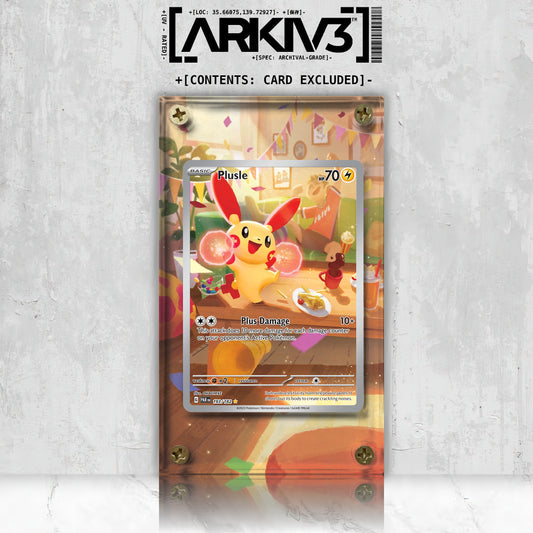 [UNIT: 193/182] // Plusle Extended Art Display Case - Raw