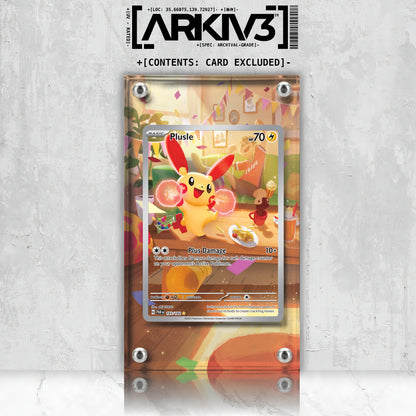 [UNIT: 193/182] // Plusle Extended Art Display Case - Raw