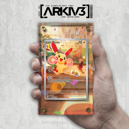 [UNIT: 193/182] // Plusle Extended Art Display Case - Raw