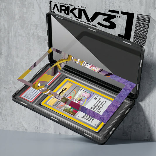 ARKIV3 PSA graded exploded mockup