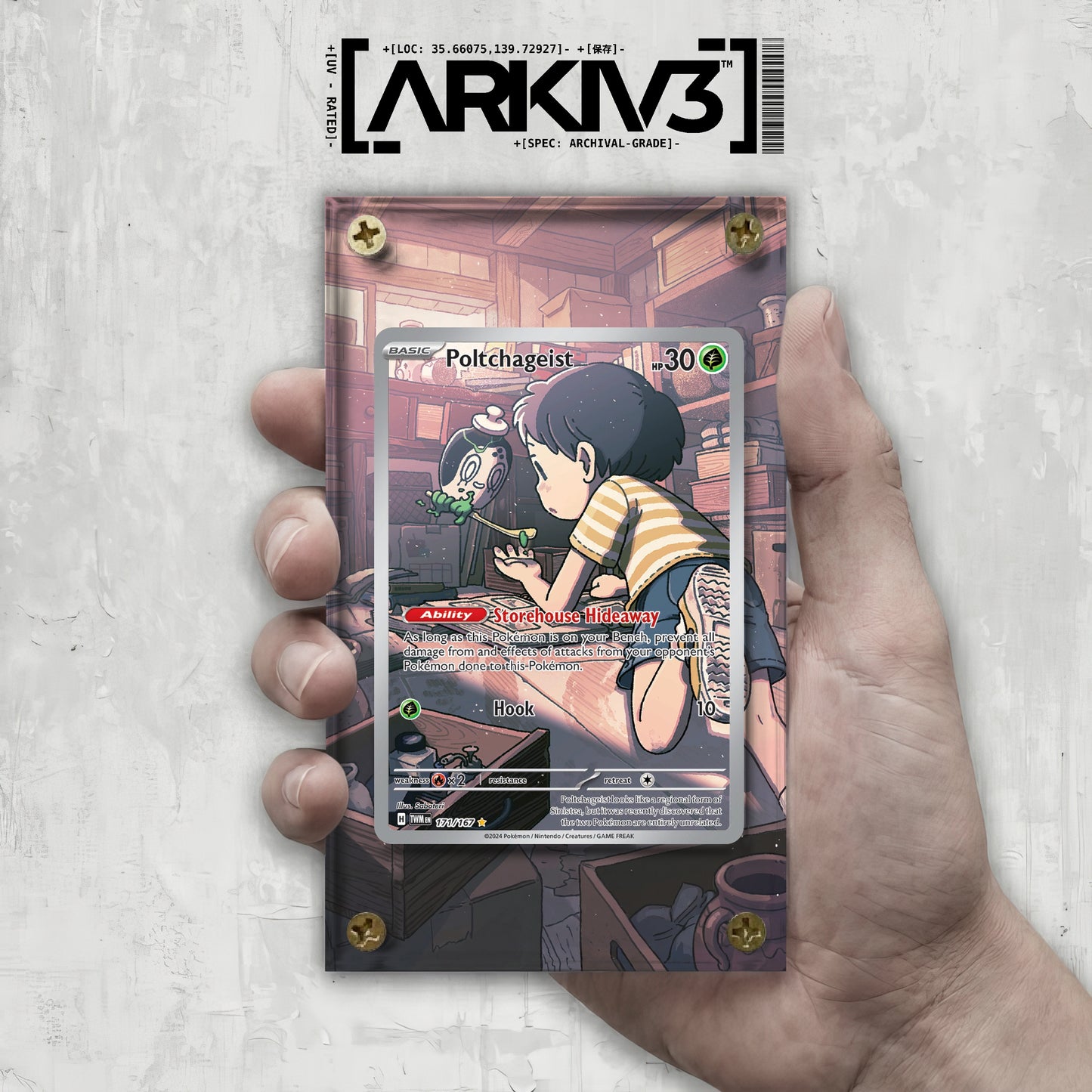 [UNIT: 171/167] // Poltchageist Extended Art Display Case - Raw