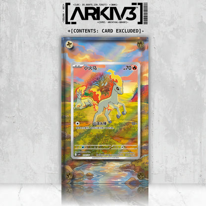 [UNIT: 0107/07] // Ponyta Extended Art Display Case - Raw