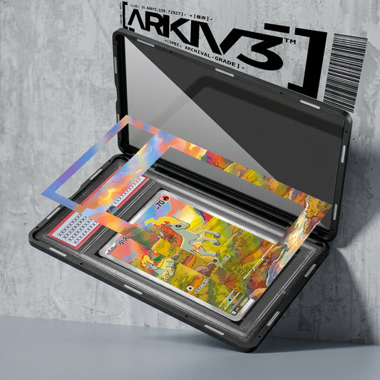 ARKIV3 PSA graded exploded mockup