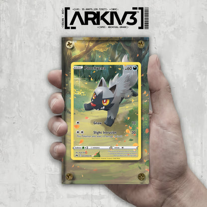 [UNIT: GG33/70] // Poochyena Extended Art Display Case - Raw