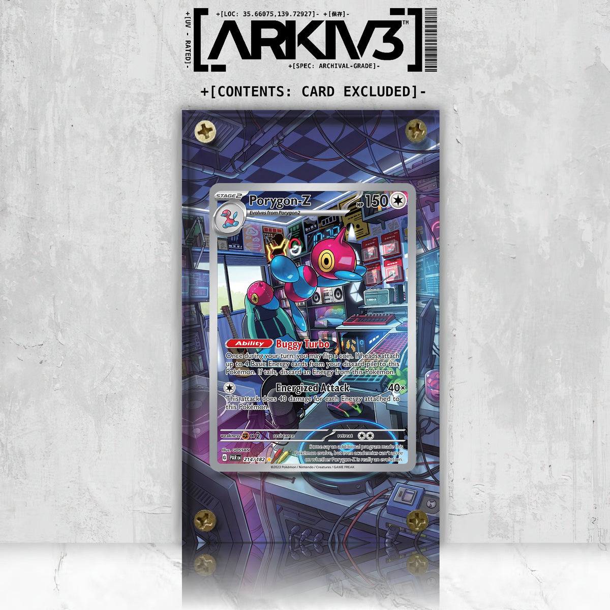 [UNIT: 214/182] // Porygon-Z Extended Art Display Case - Raw