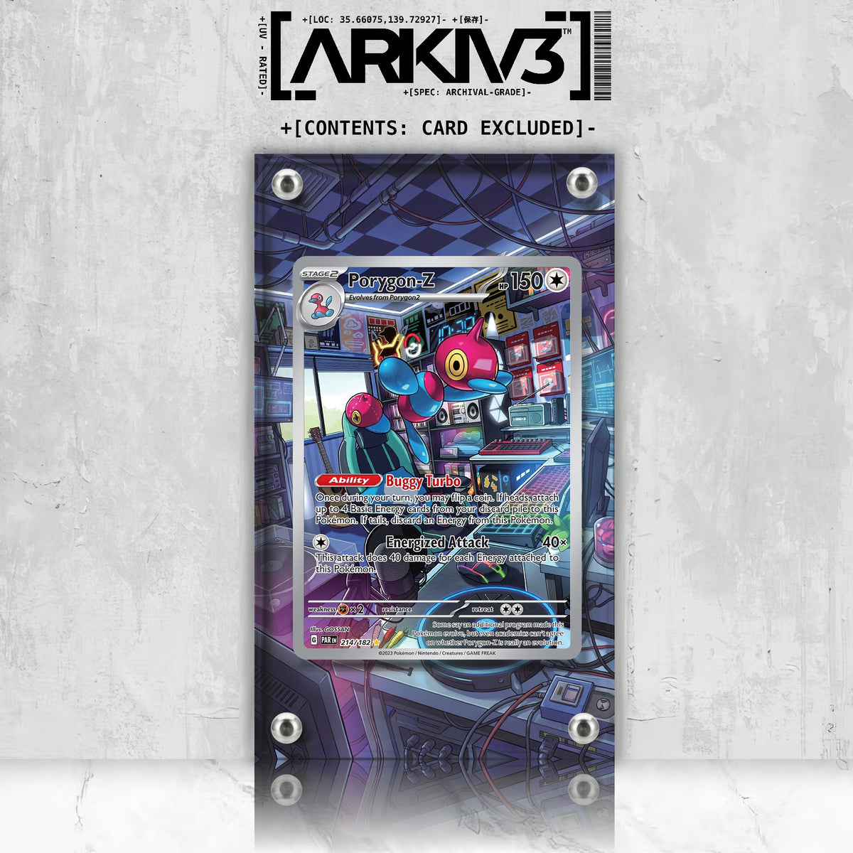 [UNIT: 214/182] // Porygon-Z Extended Art Display Case - Raw