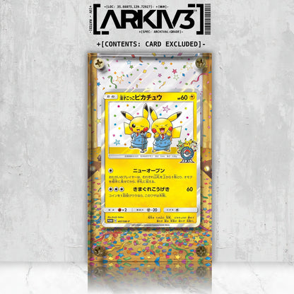 [UNIT: ] // Pretend Comedian Pikachu 407-SM-P Extended Art Display Case - Raw