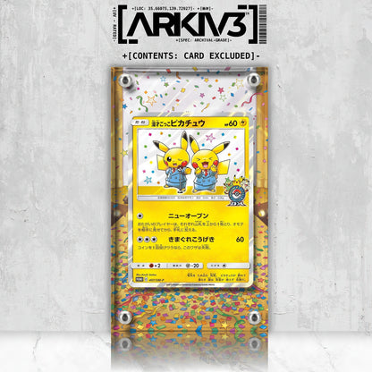 [UNIT: ] // Pretend Comedian Pikachu 407-SM-P Extended Art Display Case - Raw