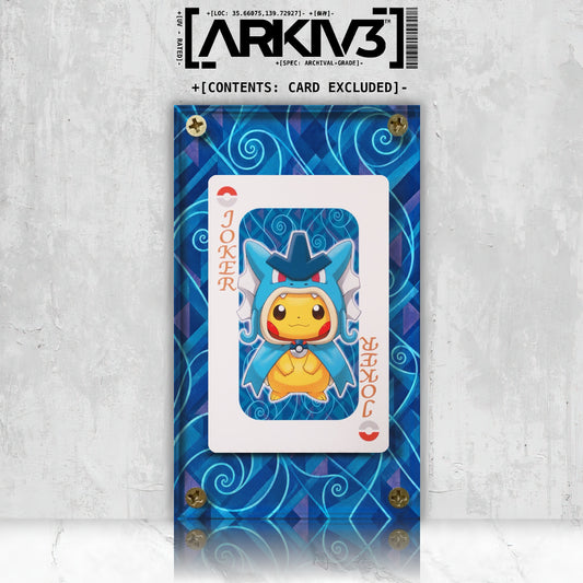 [UNIT: ] // Pretend Gyarados Pikachu (Joker) Playing Cards Extended Art Display Case - Raw
