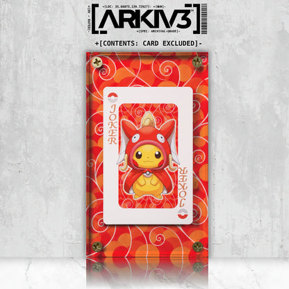 [UNIT: ] // Pretend Magikarp Pikachu (Joker) Playing Cards Extended Art Display Case - Raw