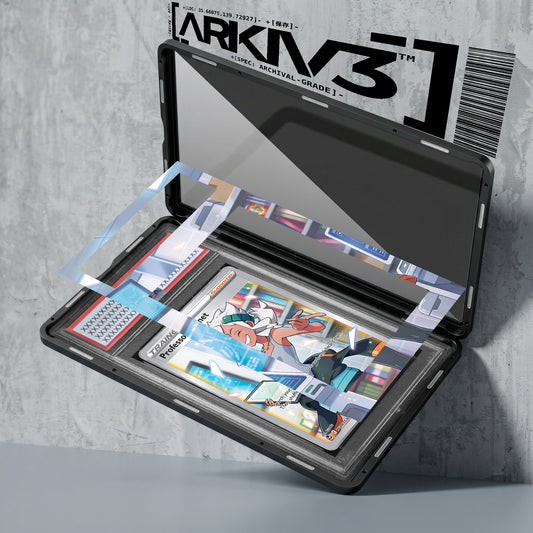 ARKIV3 PSA graded exploded mockup