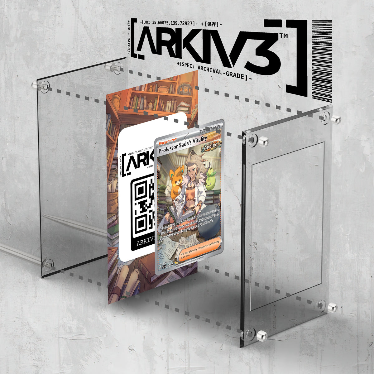 [UNIT: 256/182] // Professor Sada's Vitality Extended Art Display Case - Raw