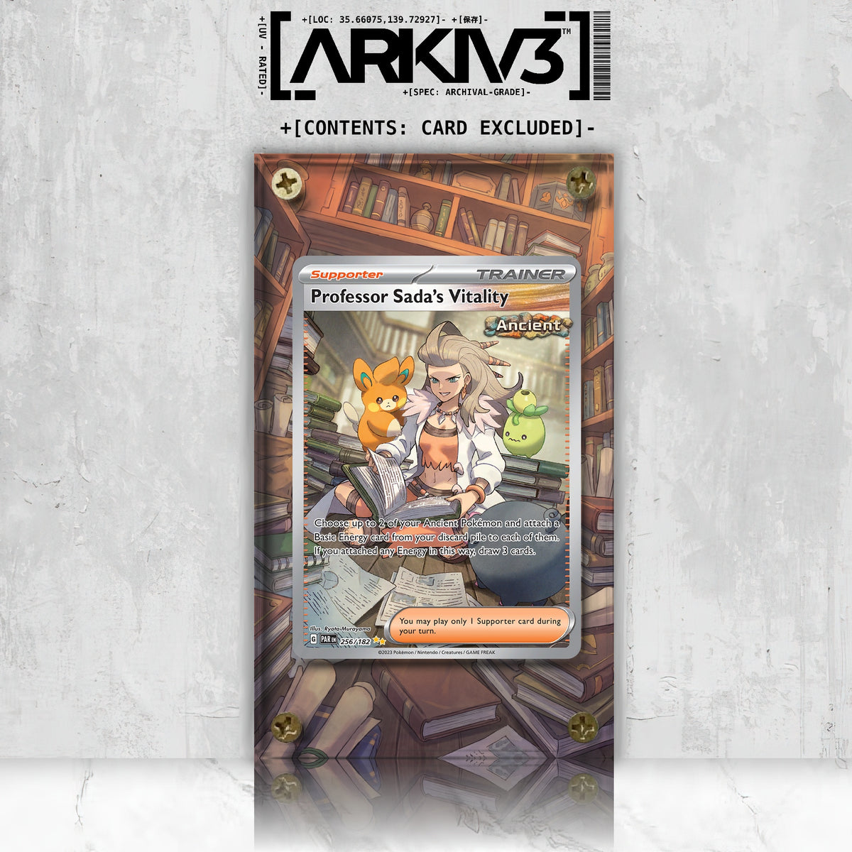 [UNIT: 256/182] // Professor Sada's Vitality Extended Art Display Case - Raw