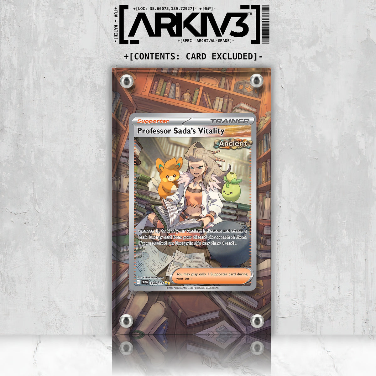 [UNIT: 256/182] // Professor Sada's Vitality Extended Art Display Case - Raw