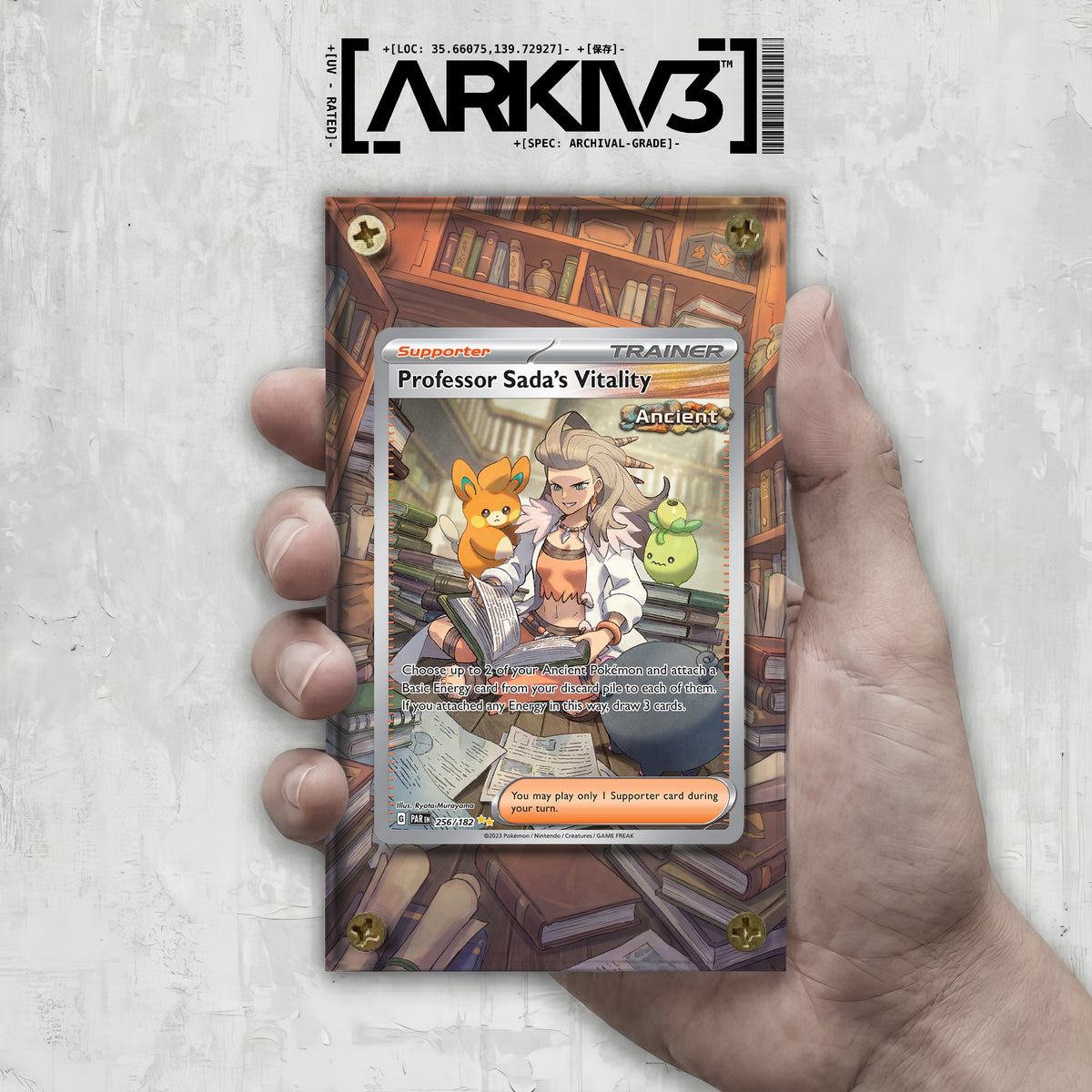 [UNIT: 256/182] // Professor Sada's Vitality Extended Art Display Case - Raw