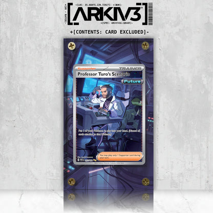[UNIT: 257/182] // Professor Turo's Scenario Extended Art Display Case - Raw