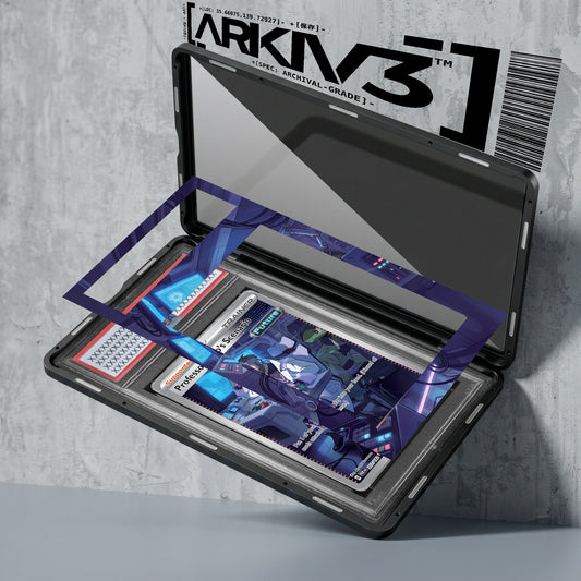 ARKIV3 PSA graded exploded mockup