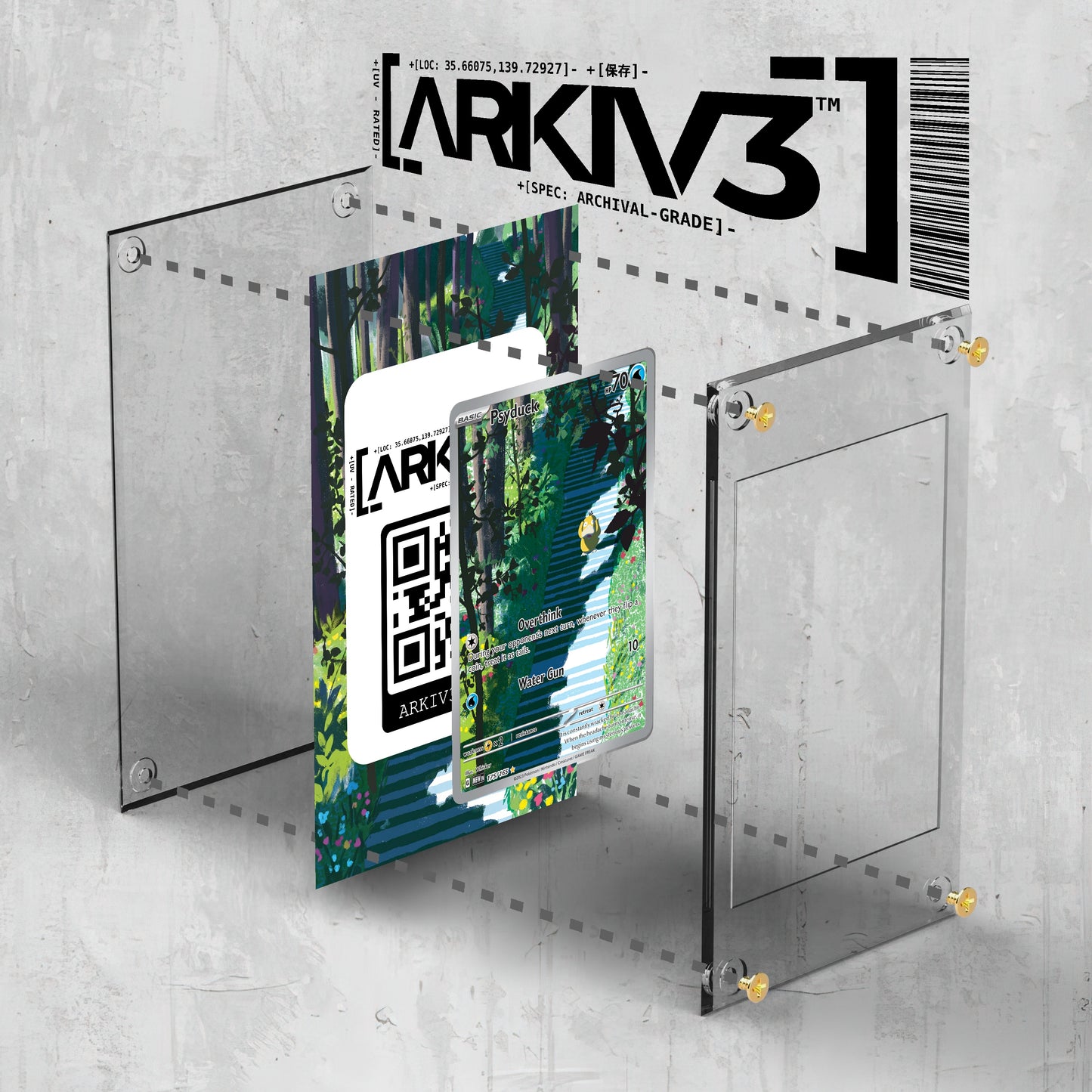 [UNIT: 175/165] // Psyduck Extended Art Display Case - Raw