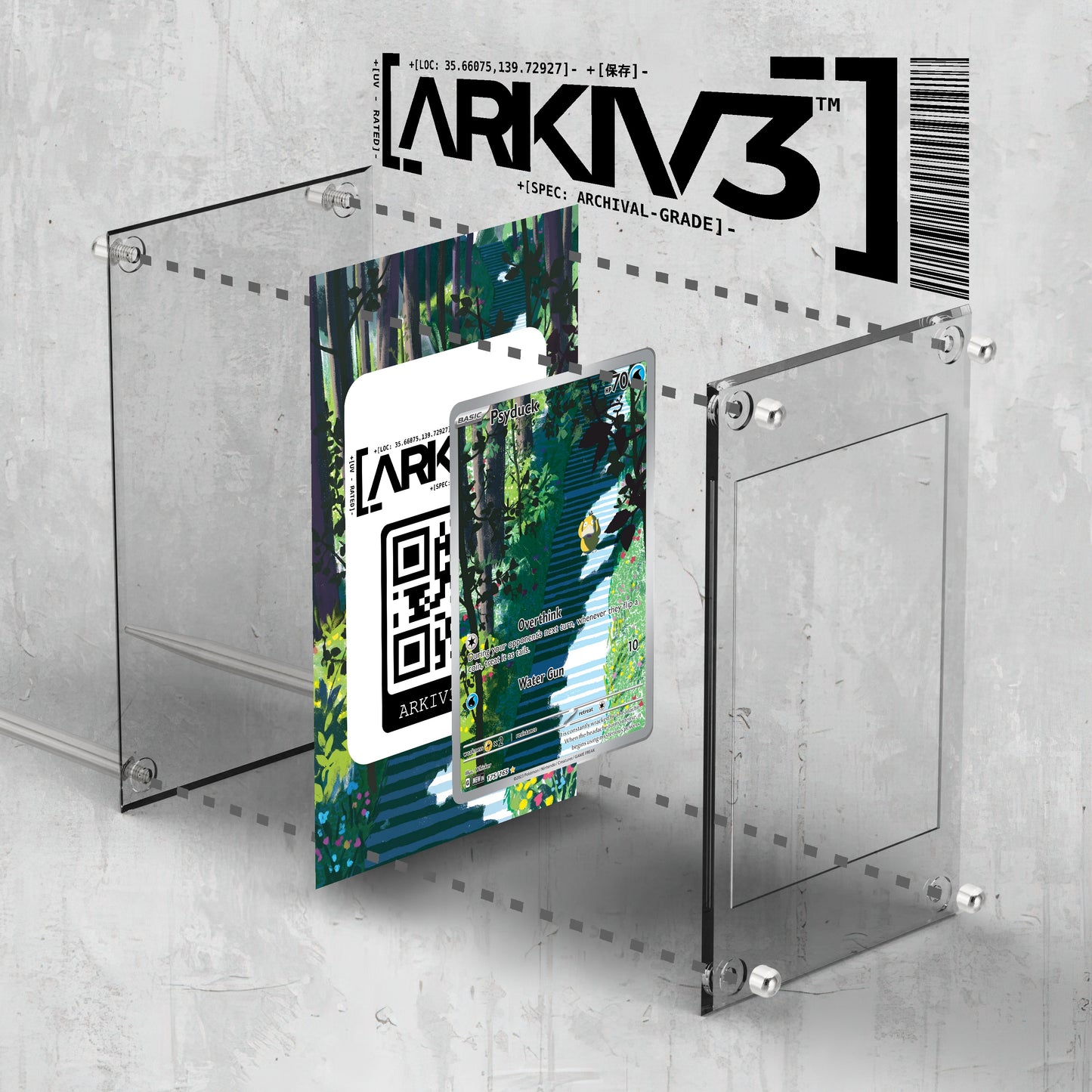 [UNIT: 175/165] // Psyduck Extended Art Display Case - Raw