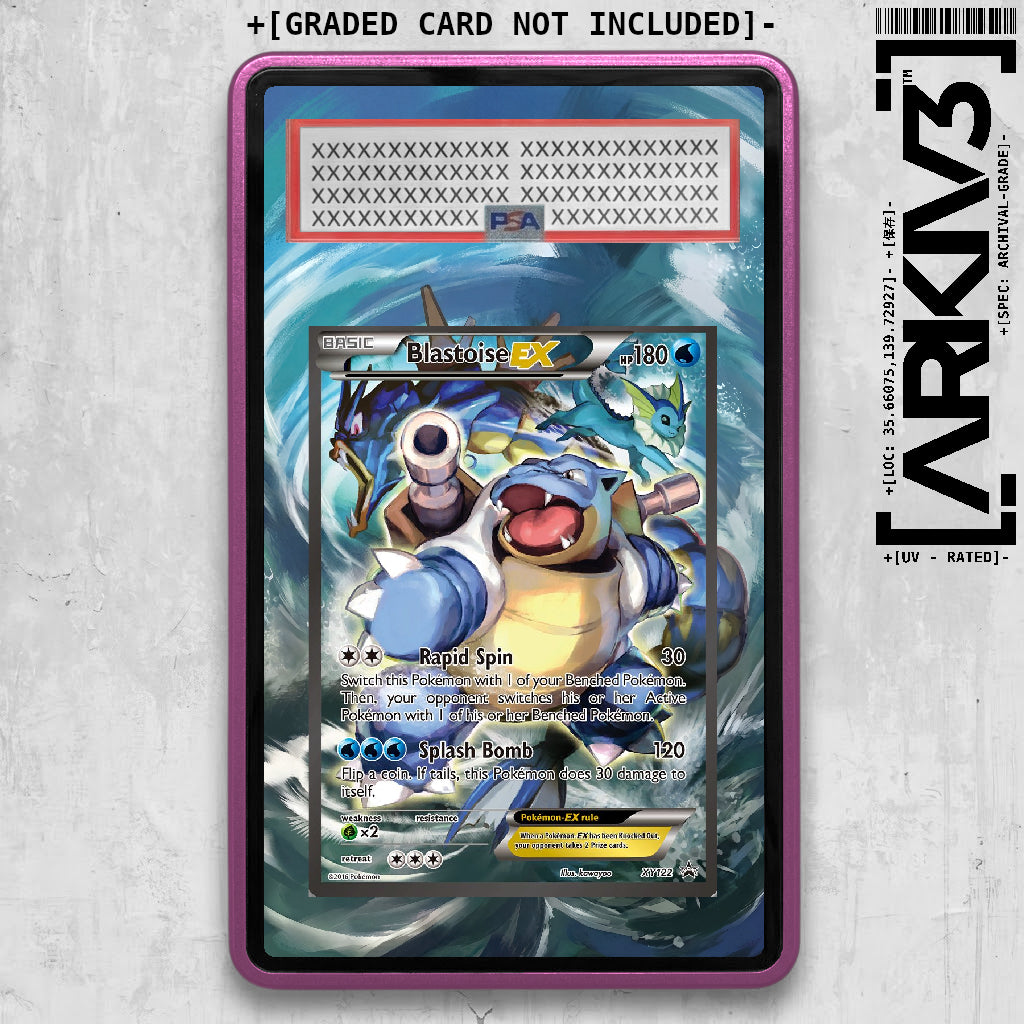 [UNIT: XY122] // Blastoise EX Extended Art Display Case - Graded