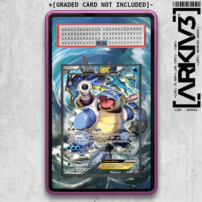 [UNIT: XY122] // Blastoise EX Extended Art Display Case - Graded