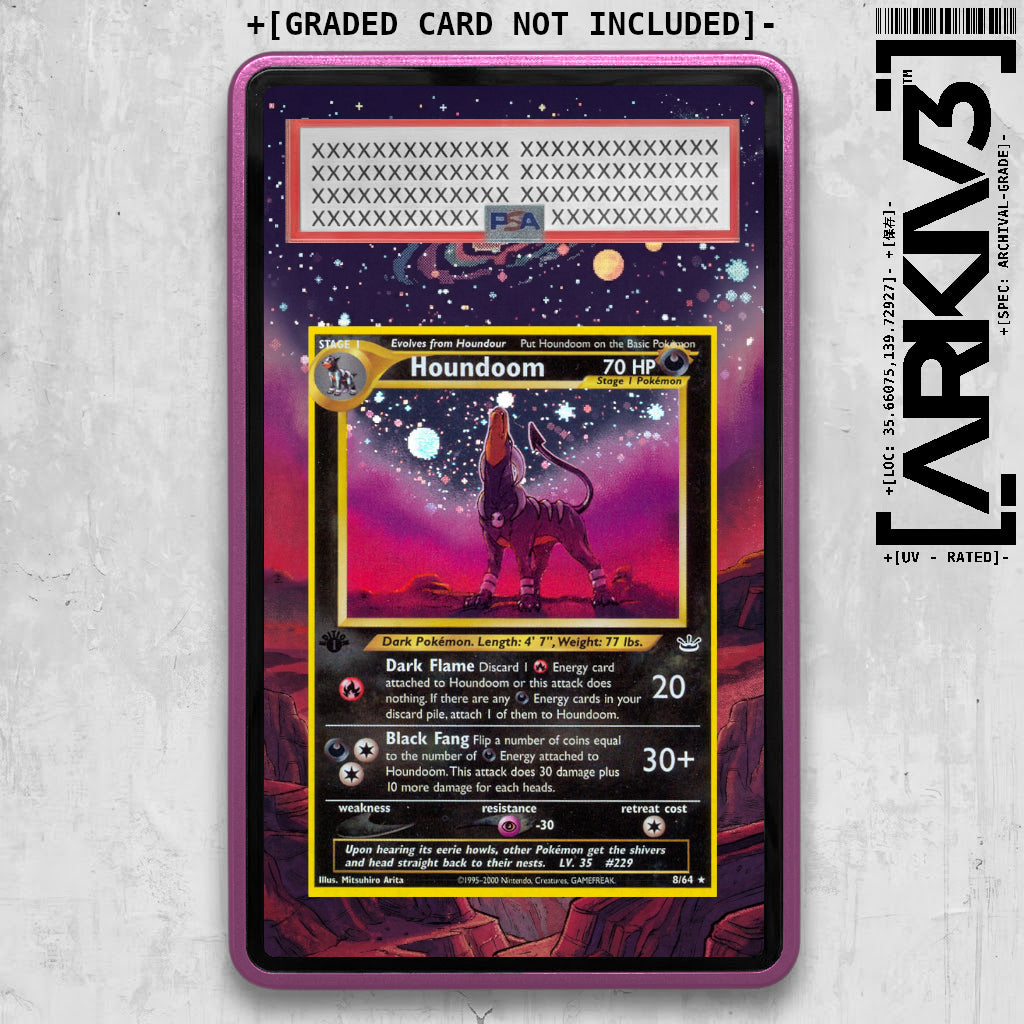 [UNIT: 8/64] // Houndoom Extended Art Display Case - Graded