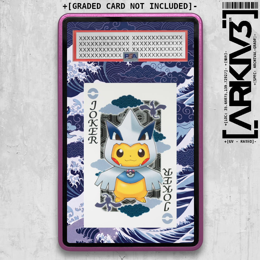 Maiko & Okuge Lugia Poncho Pikachu Joker Extended Art Display Case - Graded
