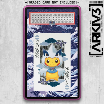 Maiko & Okuge Lugia Poncho Pikachu Joker Extended Art Display Case - Graded