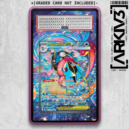 [UNIT: 116/086] // Mega Greninja ex Extended Art Display Case - Graded