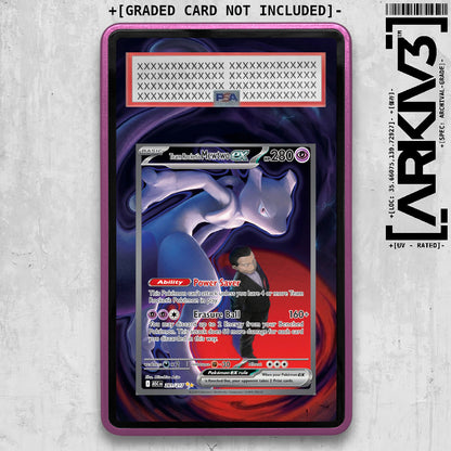 [UNIT: 281/217] // Team Rocket's Mewtwo ex Extended Art Display Case - Graded