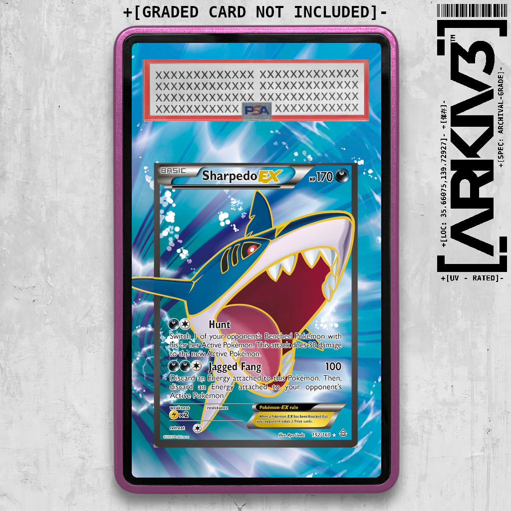 [UNIT: 152/160] // Sharpedo EX Extended Art Display Case - Graded