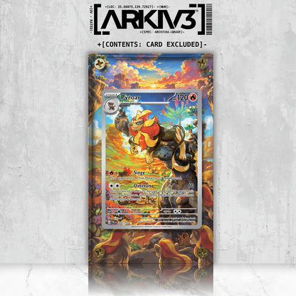 [UNIT: 200/193] // Pyroar Extended Art Display Case - Raw