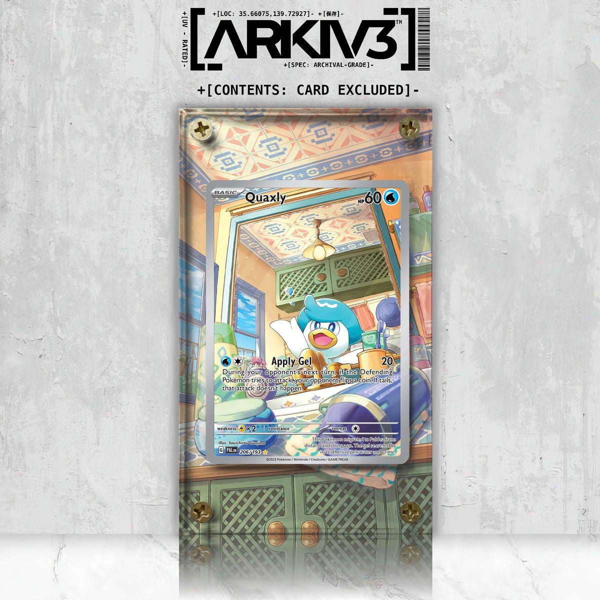 [UNIT: 206/193] // Quaxly Extended Art Display Case - Raw