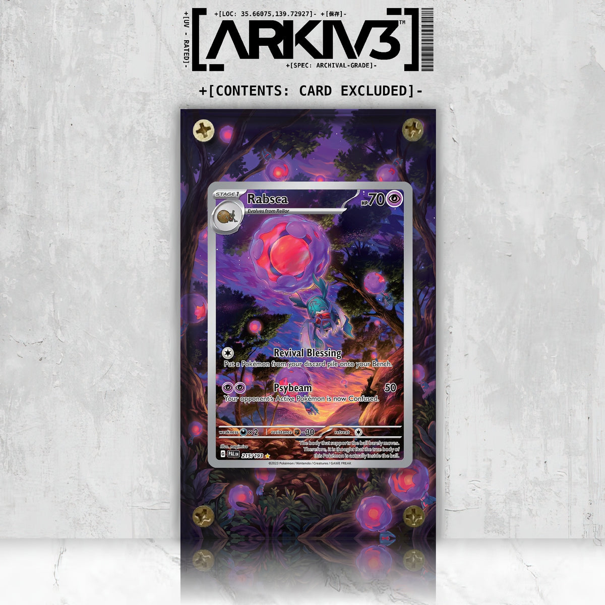 [UNIT: 215/193] // Rabsca Extended Art Display Case - Raw
