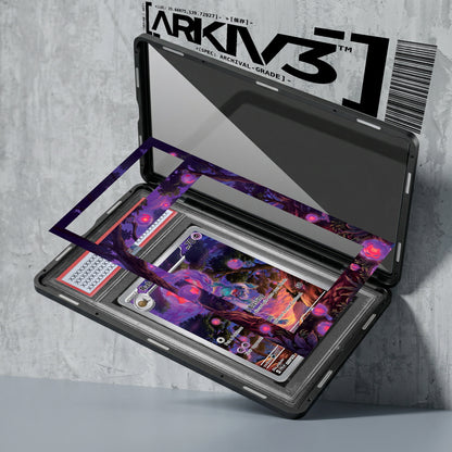 ARKIV3 PSA graded exploded mockup