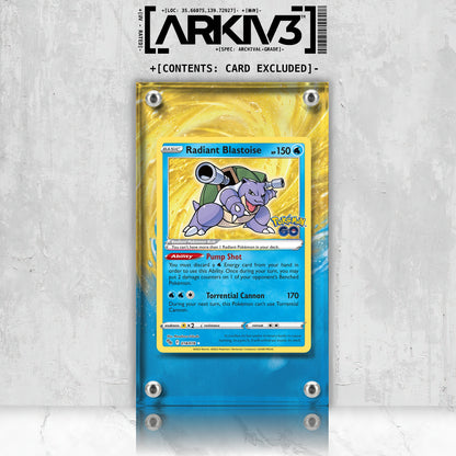 [UNIT: 18/78] // Radiant Blastoise Extended Art Display Case - Raw