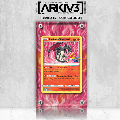 [UNIT: 11/78] // Radiant Charizard Extended Art Display Case - Raw