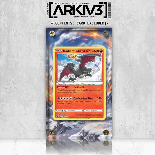 [UNIT: 20/159] // Radiant Charizard Extended Art Display Case - Raw