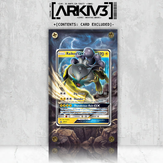 [UNIT: SM121] // Raikou-GX Extended Art Display Case - Raw