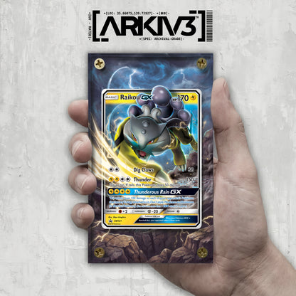 [UNIT: SM121/248] // Raikou-GX Extended Art Display Case - Raw