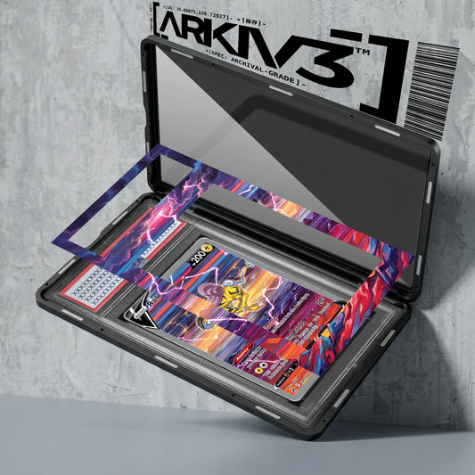 ARKIV3 PSA graded exploded mockup