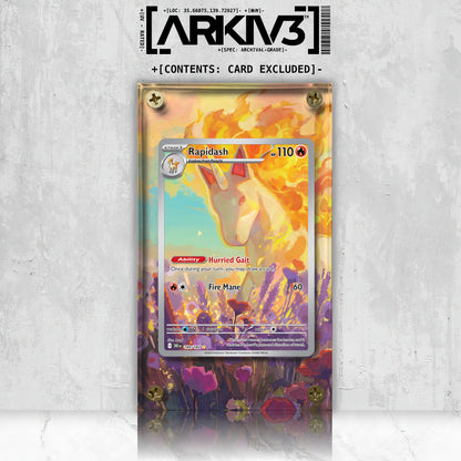 [UNIT: 189/182] // Rapidash Extended Art Display Case - Raw