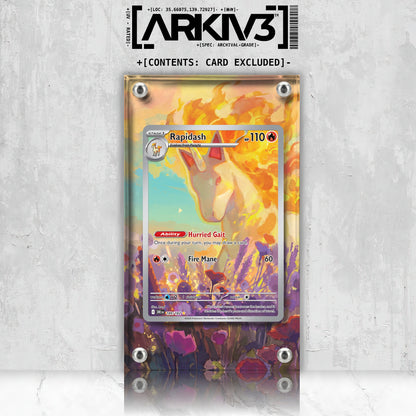 [UNIT: 189/182] // Rapidash Extended Art Display Case - Raw