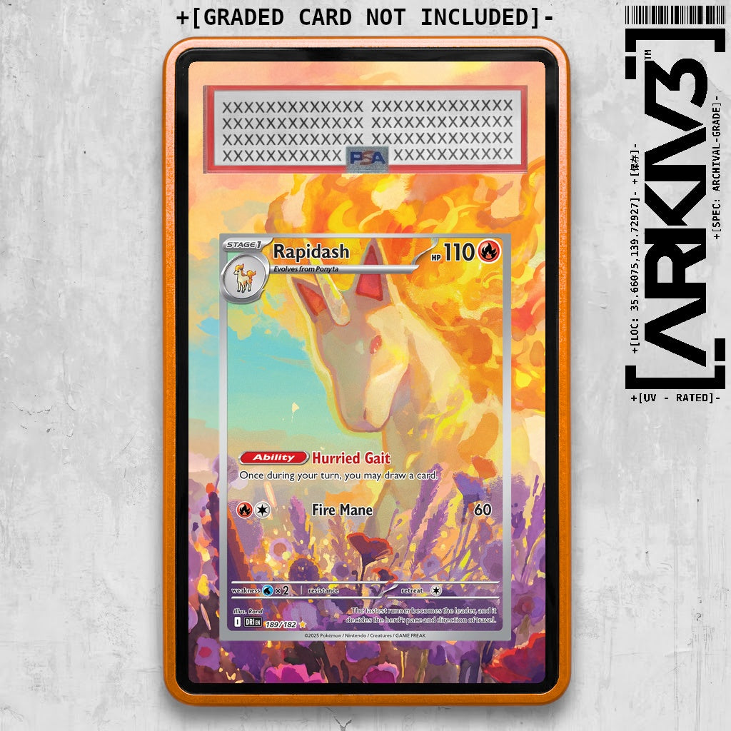 ARKIV3 PSA graded front - Orange