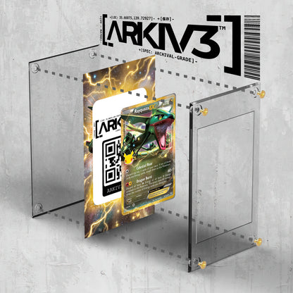 [UNIT: 85/124] // Rayquaza EX Extended Art Display Case - Raw
