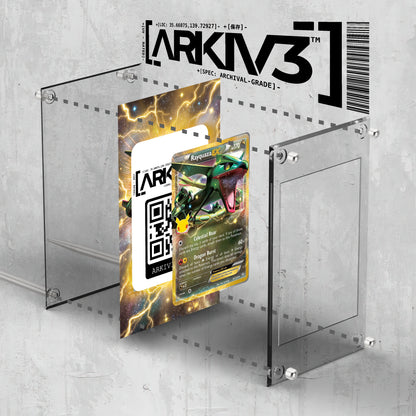 [UNIT: 85/124] // Rayquaza EX Extended Art Display Case - Raw