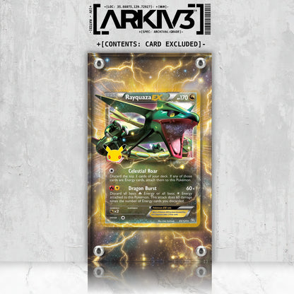 [UNIT: 85/124] // Rayquaza EX Extended Art Display Case - Raw