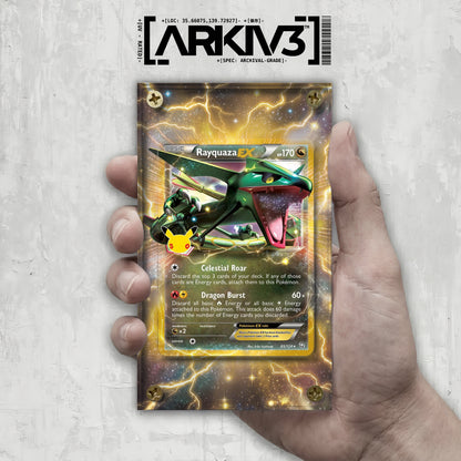 [UNIT: 85/124] // Rayquaza EX Extended Art Display Case - Raw